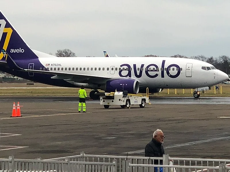 Avelo Airlines Boeing 737-700 at the gate