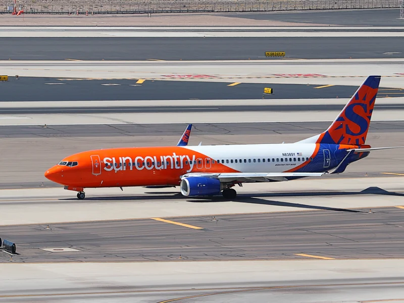 Sun Country Airlines Boeing 737-800 taxiing